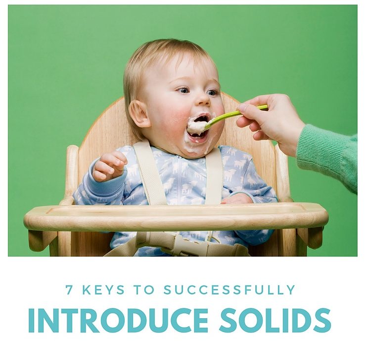 7 keys to introduce solids to baby